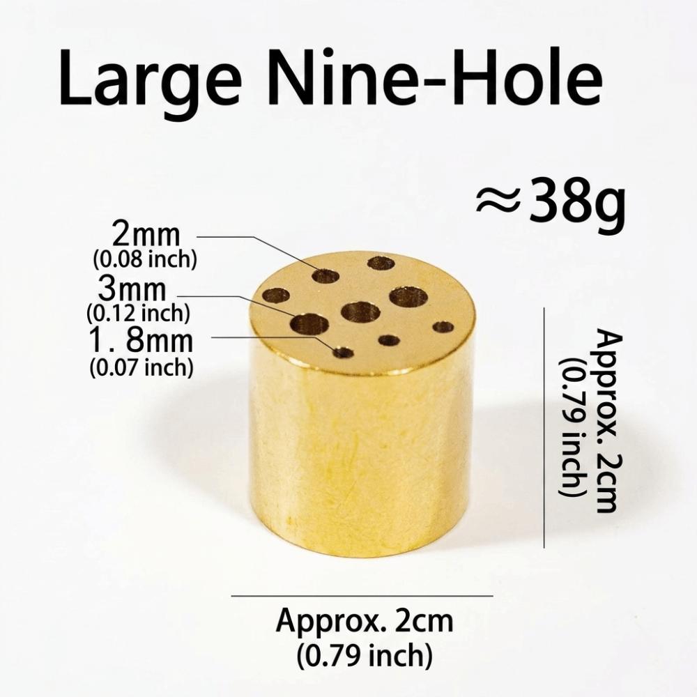 9 Holes Incense Burner Vintage Mini Vase Tibetan Incense Burner Incense Holder Study Office