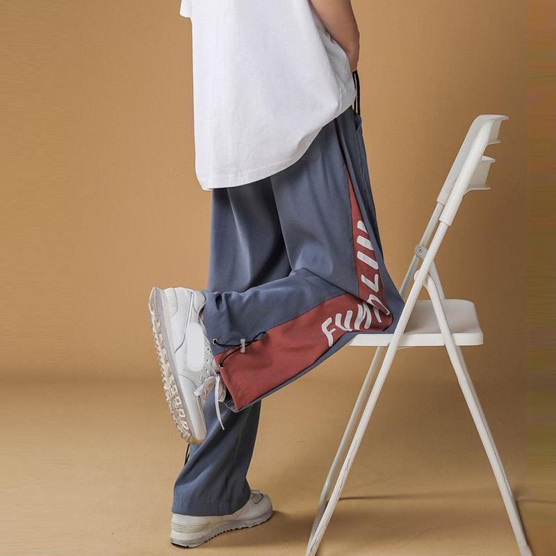 Summer Unisex Streetwear Wide Pants Men Casual Cargo Pants Sport Running Sweatpants Harajuku Skateboard Pants Trousers Techwear Clothes For Women