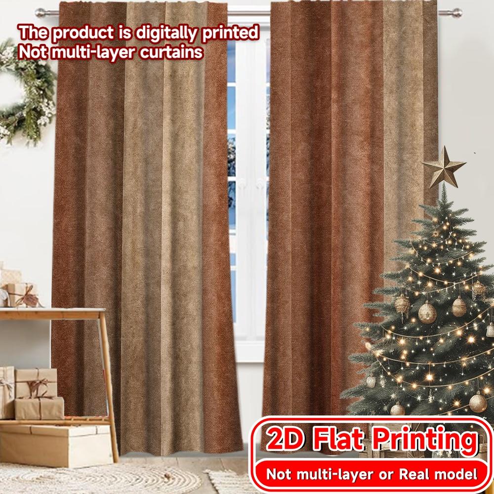

2D Flat Printing 2pcs Curtain Symphony Popular Curtain Yarn Curtains Home Decor Suitable for Season Home Decor for Living Room & 100*130 HOOK 1pcs
