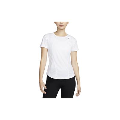 Dri-Fit Solid Color Crew Neck Casual Pullover Short Sleeve T-Shirt Women Tops White FN2519-100