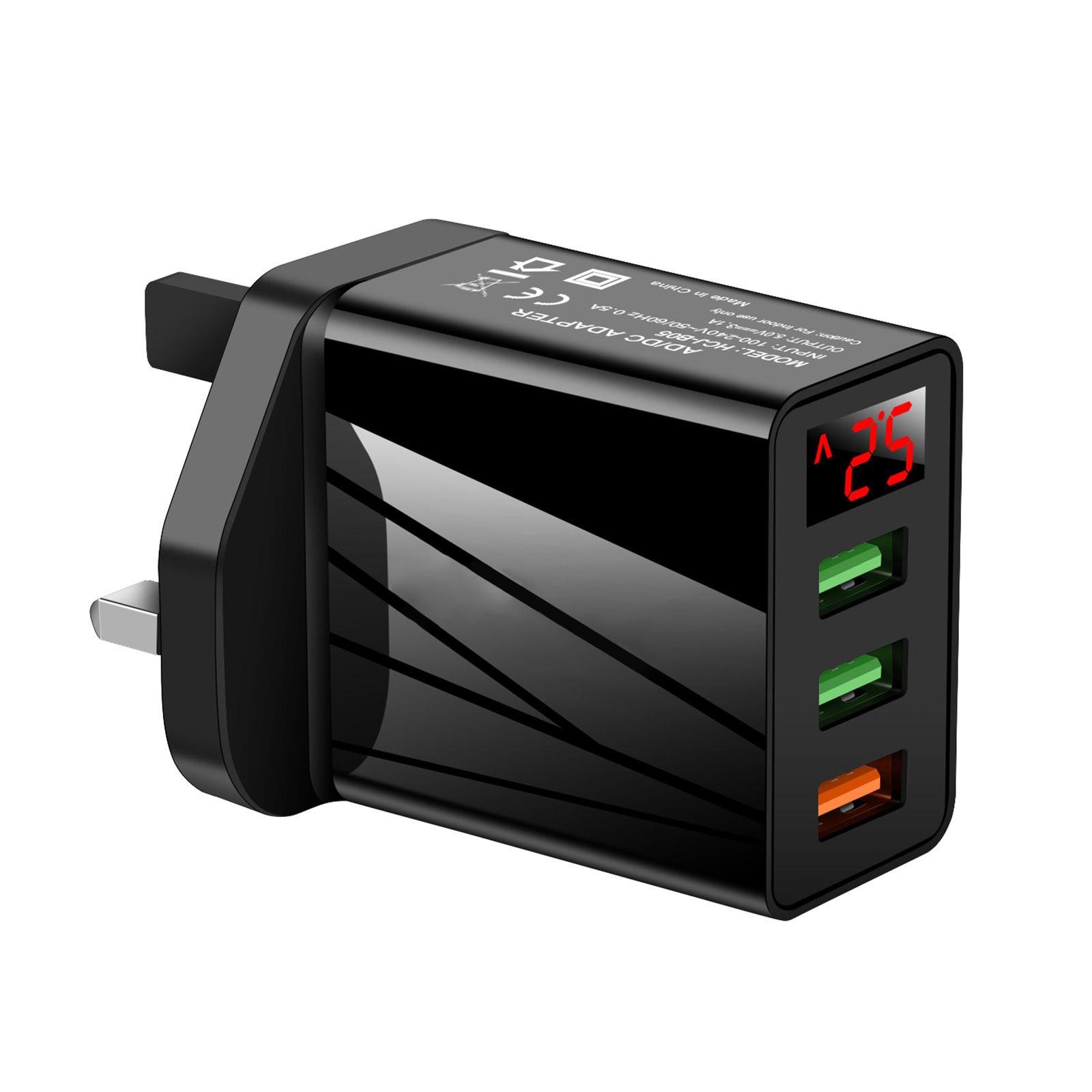 

(SU)Интеллектуальный цифровой дисплей 5 В/3 А подходит для многопортового USB-зарядного устройства Android