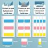 Colorful Small Adhesive Index Sticky Notes - Cute and Fully Sticky Memo Stickers