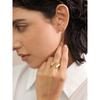 Yhpup Stainless Steel Heart Chic Open Ring Women Unique Fashion Adjustable 18k & Platinum Plated Jewelry Exquisite Metal