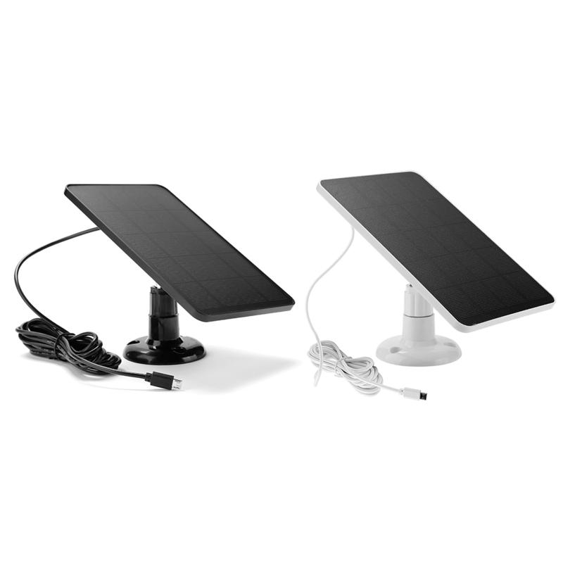 10W Solar Panel Power for Camera Outdoor Wireless Solar Panel Powered Security Camera Surveillance Panel Rechargeable