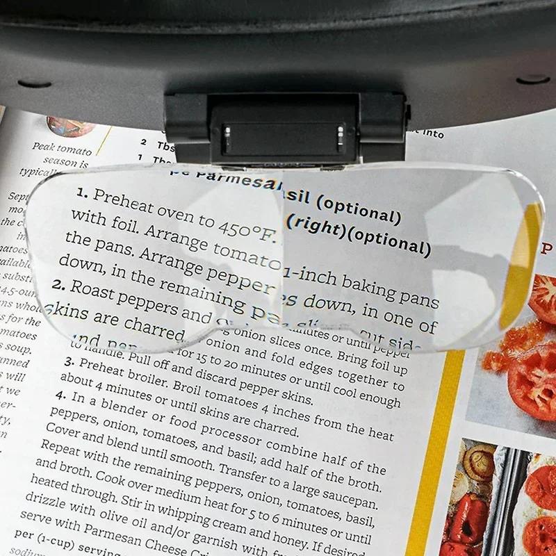 Huvudbandsförstoringsglas med LED-ljus Avtagbar Pannlampa Förstoringsglas för Lödning Med 5 Utbytbara Linser