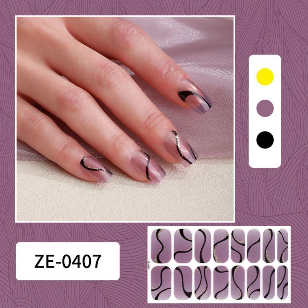 Manikīrs franču nagu plāksteris uz nagu nagu lakas strēmeles DIY nagu mākslas uzlīme sieviešu meitenes