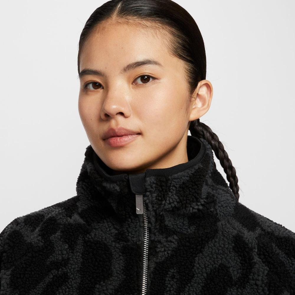 Nike W Street Sherpa Jkt Hv2071 010blk Sail