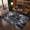Tappeto in Velluto di Cristallo con Stampa Calcio Everton, Comodo Assorbente d'Acqua Antiscivolo Tappeto per Pavimenti Interni