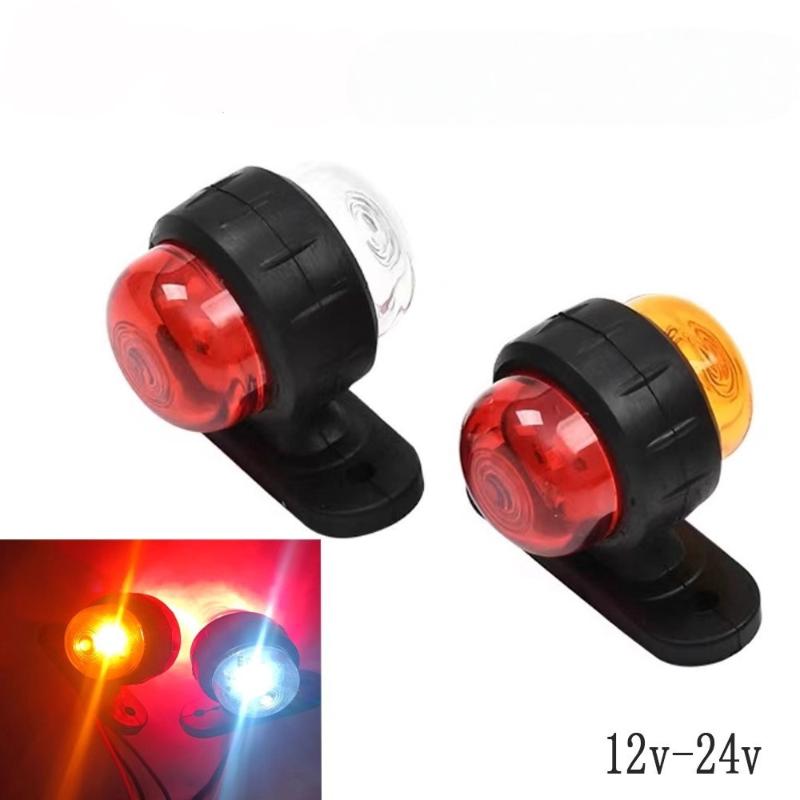 1Pcs Dual Color 12-24V Universal Truck Side Light Width Light For Truck Warning Light Safety Light Indicator Lamp Car Signal Led