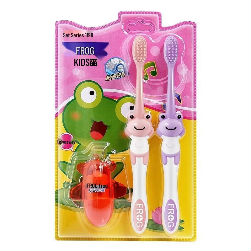 Frog QT119B Series Soft Bristle Kids Toothbrush