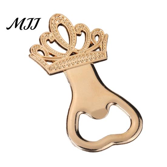 Heavy-duty Bottle Opener Electroplated Crown Shape Jar Opener, Multi Function Smooth Edges Lid for Various Caps