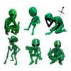 3D Printed Alien Figurine Toy Realistic Articulated Alien Model Stress-relief Fidget Figurine Dynamic Pose Alien Model