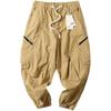 Export Men's Tail Goods Spring and Autumn Fashion Brand Cotton Overalls Loose Casual Trousers Trendy Easiest for Match Elastic Ankle Banded Pants