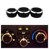 Accessories For Hyundai Elantra 2004-2016  Air Conditioning Knob Aluminum Alloy AC Knob Heat Control Button Replacement 3pc