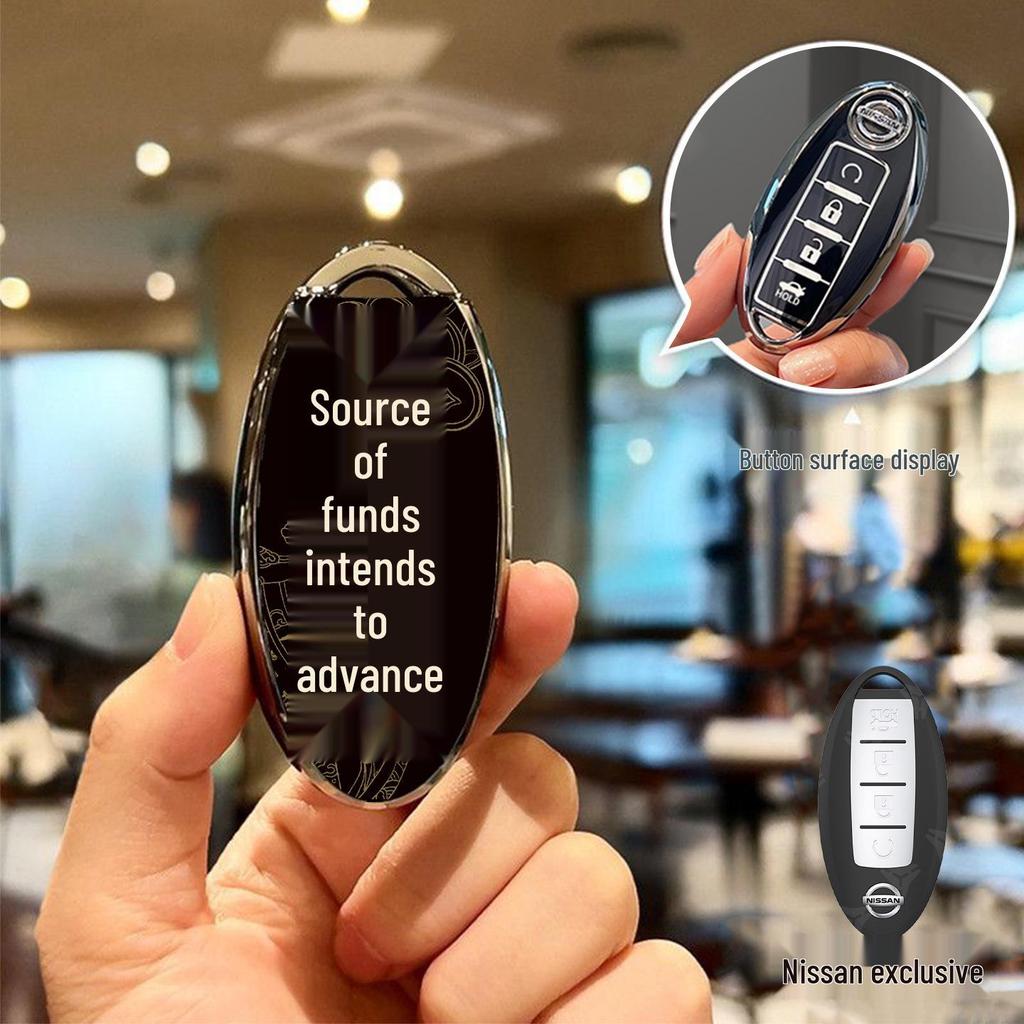 Compatible Key Case for Nissan Teana Zunxiang, Sylphy, Tanlu, Qashqai, Tiida, and Murano