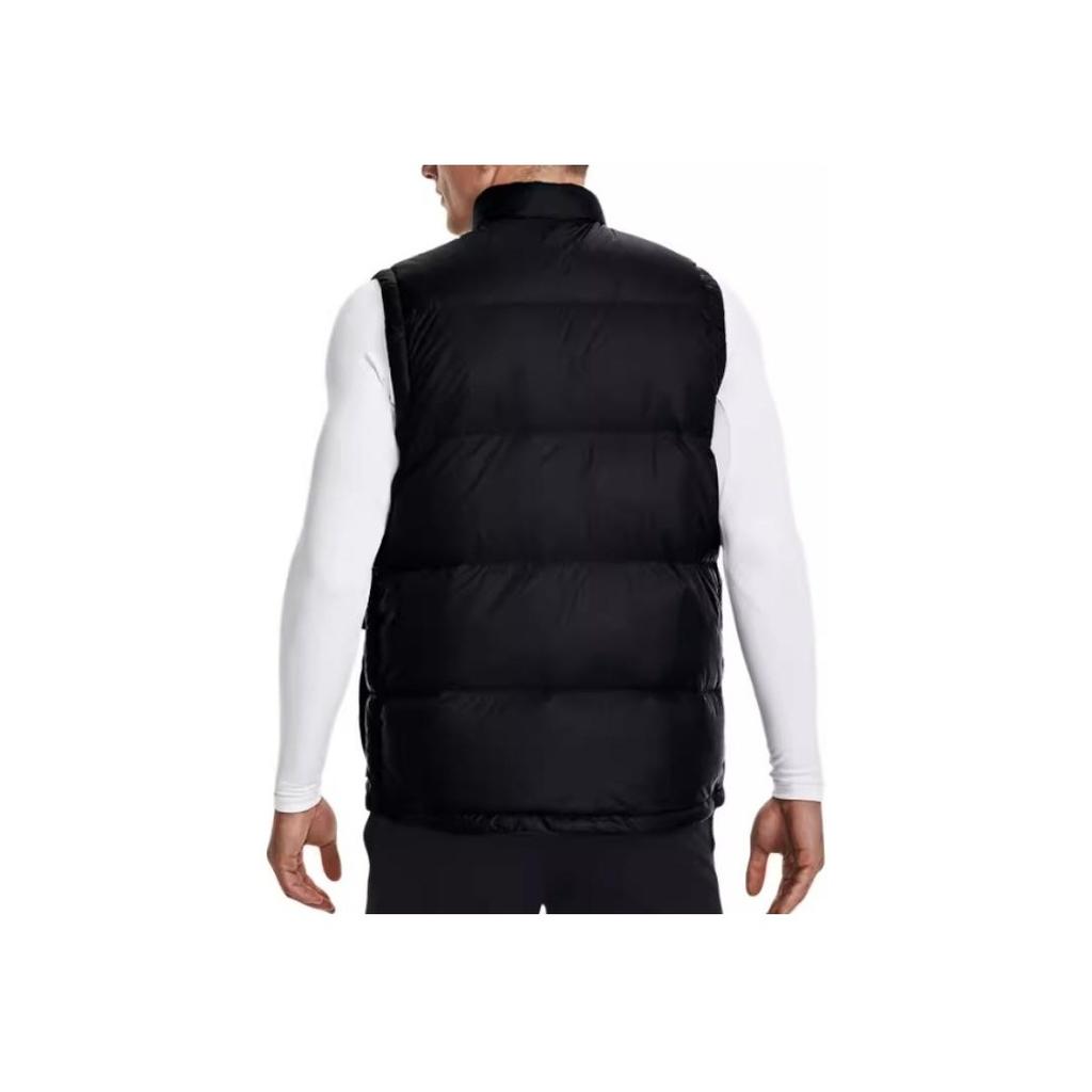 Under Armour Gilet matelassé d'entraînement ColdGear® à poches multiples et col montant pour homme Noir 1364892-001