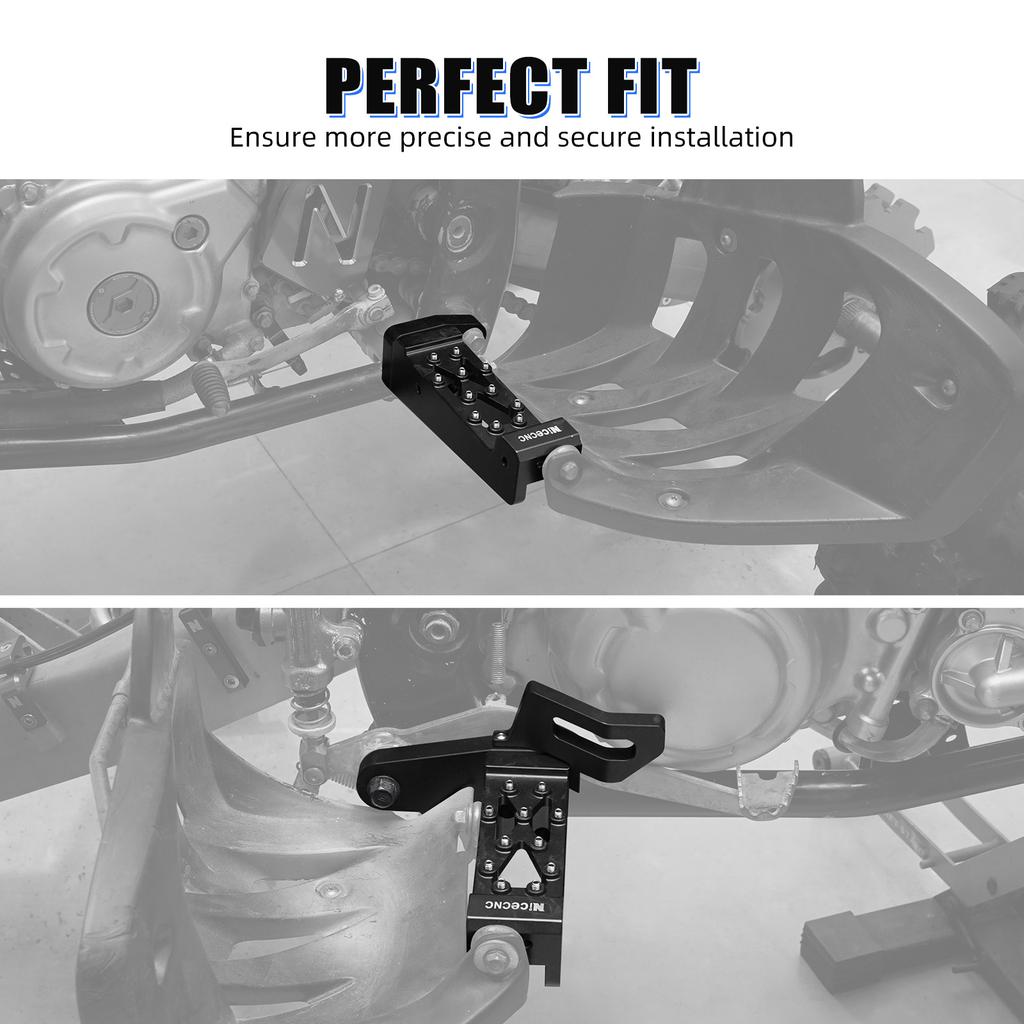 Quad Footrest Foot Pegs Stand For Yamaha Raptor 700 Raptor 700R 2013-2023 SE Aluminum Alloy ATV Foot Protector