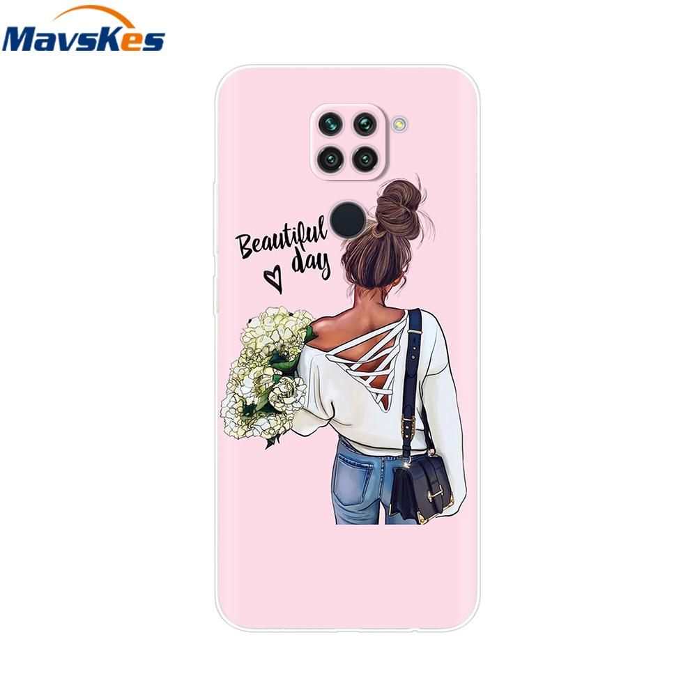 Phone Case For Xiaomi Redmi Note 9 Case 6.53'' Soft Silicone TPU Back Cover for Xiaomi Redmi Note 9 Note9 Case Coque Fundas Para