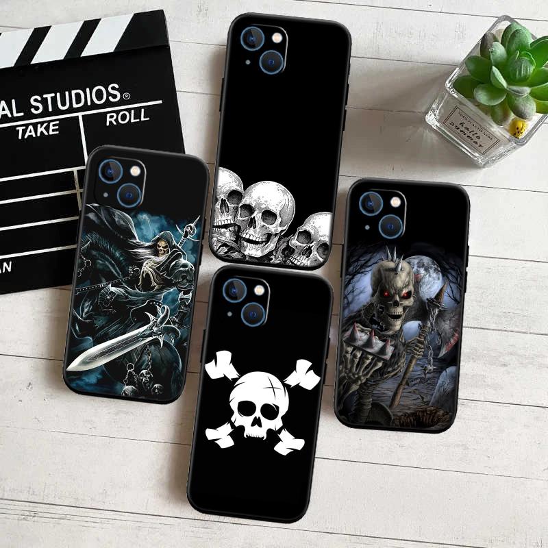 Skeleton Skull New High-End Shell Phone Case for OPPO A3 Pro A72 A74 A76 A77 A77S A78 A79 A94 A95 A18 A40M A58