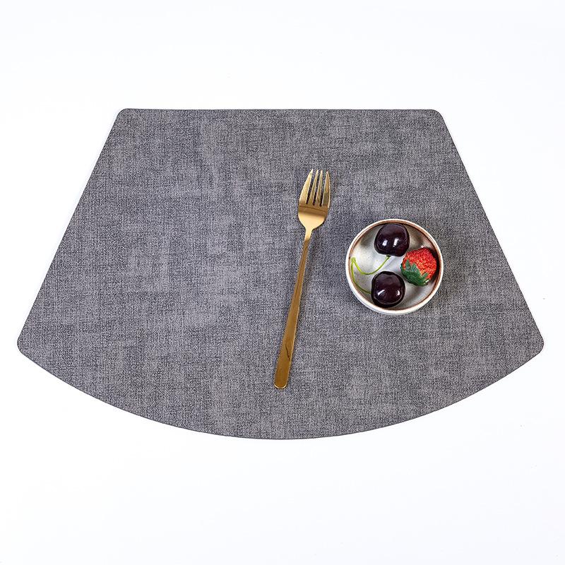 Wind Cloth Pattern Fan-shaped Waterproof, Oil-proof and Anti-scalding Pad, Restaurant Kitchen Daily Pot Pad, Coaster, Thermal Insulation Pad