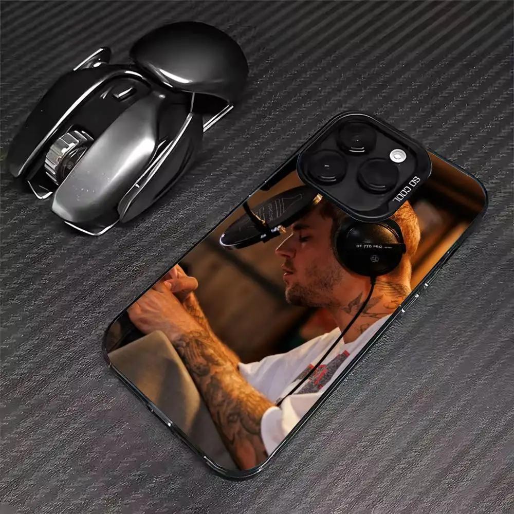 Swag J-Justin B-Bieber Handyhülle für iPhone 17 16 15 14 13 12 11 Pro Max XS Max 7 8 Plus Stoßfeste Silikon-Matt-Abdeckung