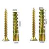 Tree Shaped Self Tapping Screws Serrated Metal Expansion Tube Expansion Screw  Wooden Wall