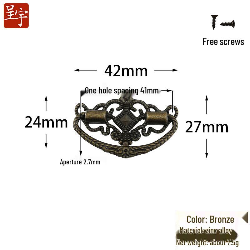 European Style Zinc Alloy Retro Drawer Pulls and Cabinet Handles