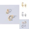 Chic Street Style Geometric Alloy Ear Cuffs Non-piercing Trendy Jewelry Set
