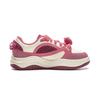 Disney x LiNing Planet Cushioning Slip Resistant Abrasion Resistant Height Increasing Low top Casual Shoes Women's Pink AGCV260-3