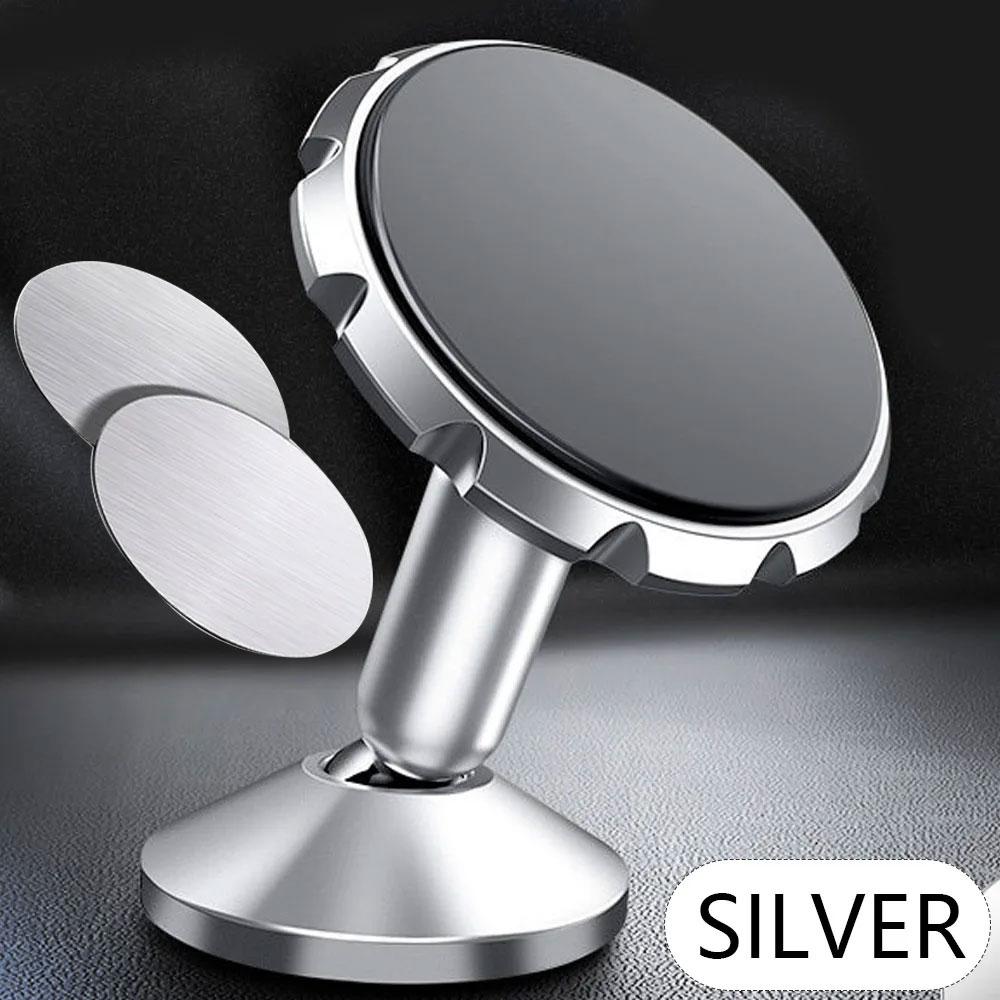 STONEGO Metal Magnetic Phone Holder 360 Rotating Car Phone Holder Stand Zinc Alloy Magnet Car Support Mount Cell Phone holder 1