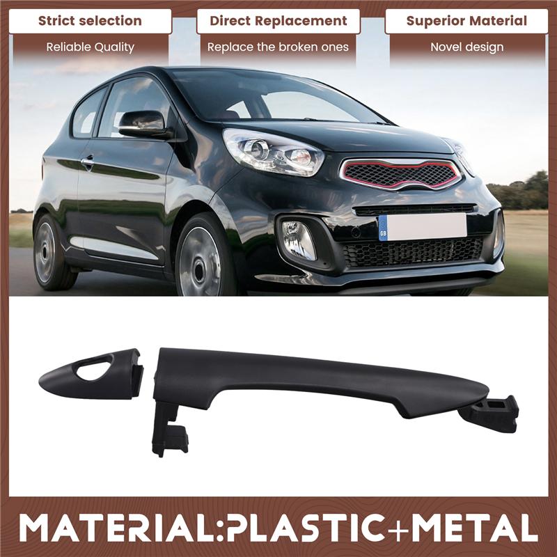 For Kia Picanto 2011-2016 Front Exterior Door Handle Front Outside Door Handle Front Left 82651-1Y000