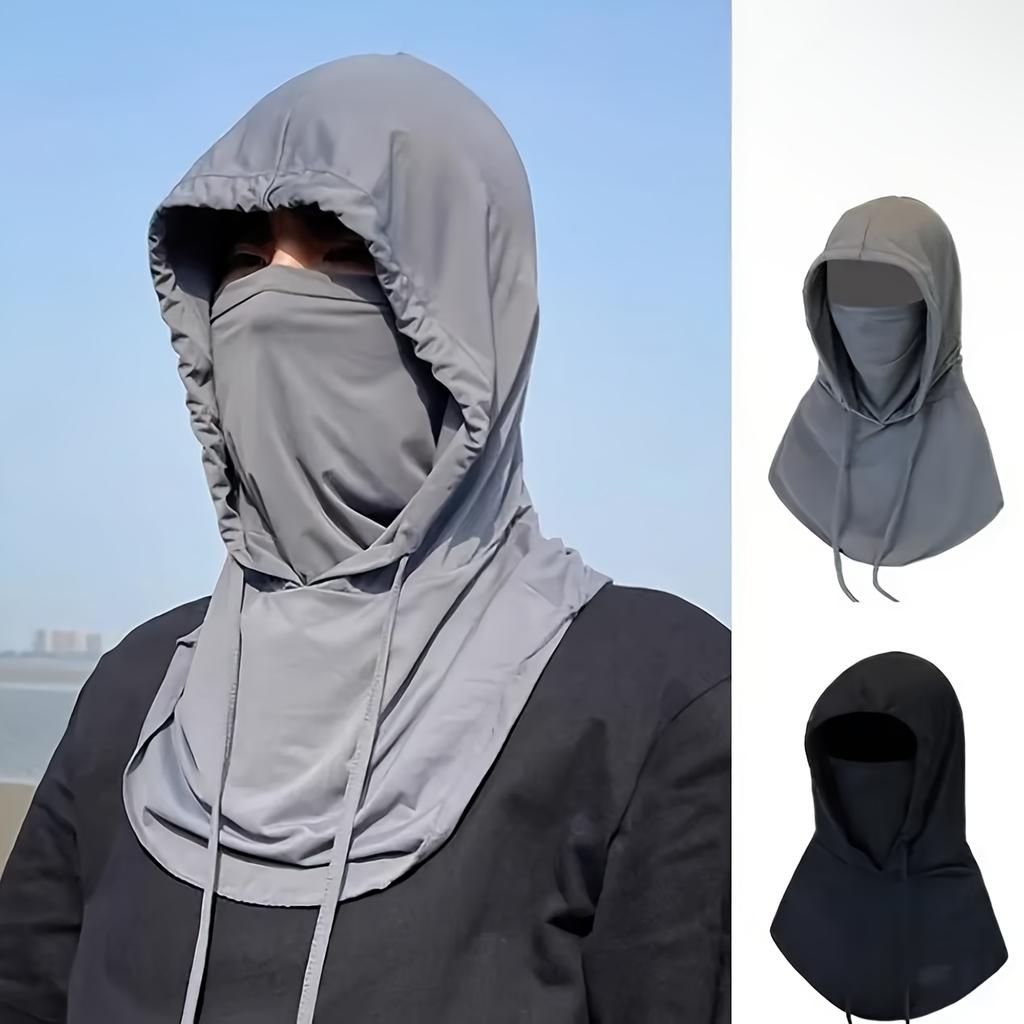 Men's & Women's Full Face Mask with Neck Coverage - Quick-Dry Breathable, Elastic Sporty Design for Cycling, Outdoor Activities & Casual Wear