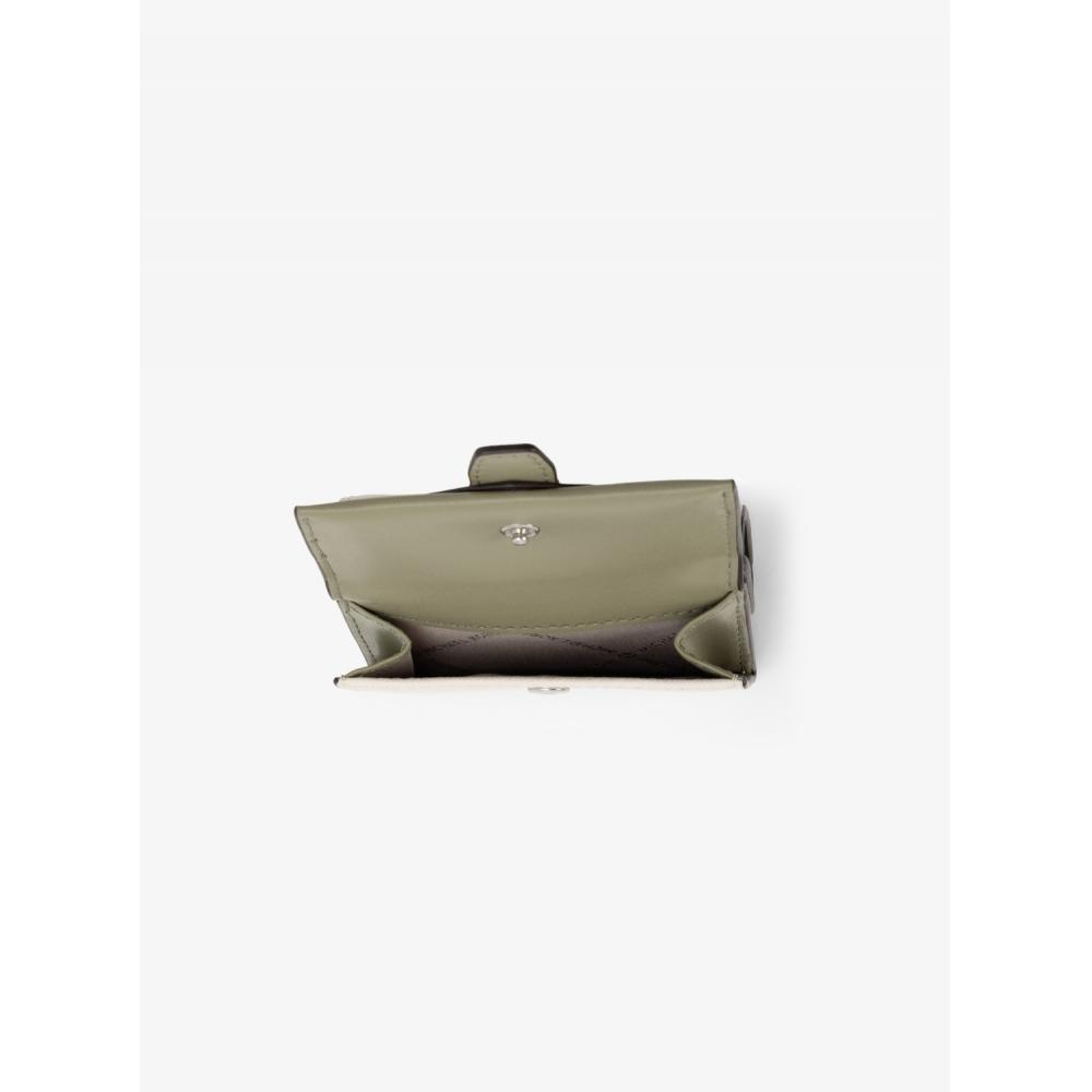 Michael Kors Greenwich Flap Trifold Extra Small 35f5sgrd0t317 Olive Multi