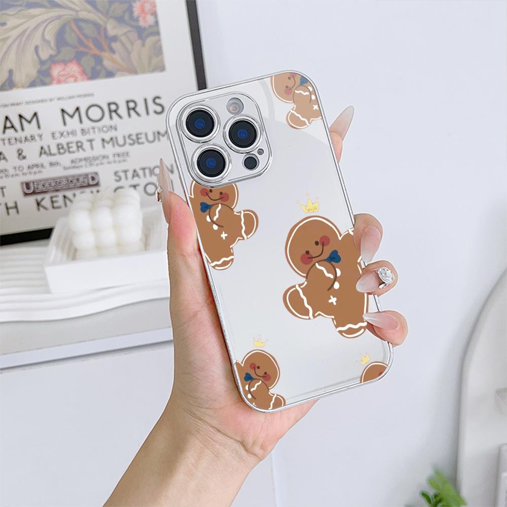 

Чехлы для телефонов из гальванизированного стекла Ae104 с рождественской елкой для Samsung S25 Ultra iPhone 16 Xiaomi Redmi OPPO, полная защита объектива, задняя крышка Vivo V30 5G