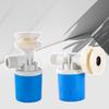 Válvula Boia de Controle Automático de Nível de Água 1/2" 3/4" Rosca Fechamento Válvula de Parada de Água Tanque Aquário Piscina Controlador de Reposição de Água