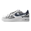 Nike Air Force 1 Low Top Skateboard Shoes Women's Ink Blue DD8959-100(TeamM-S-BOX)