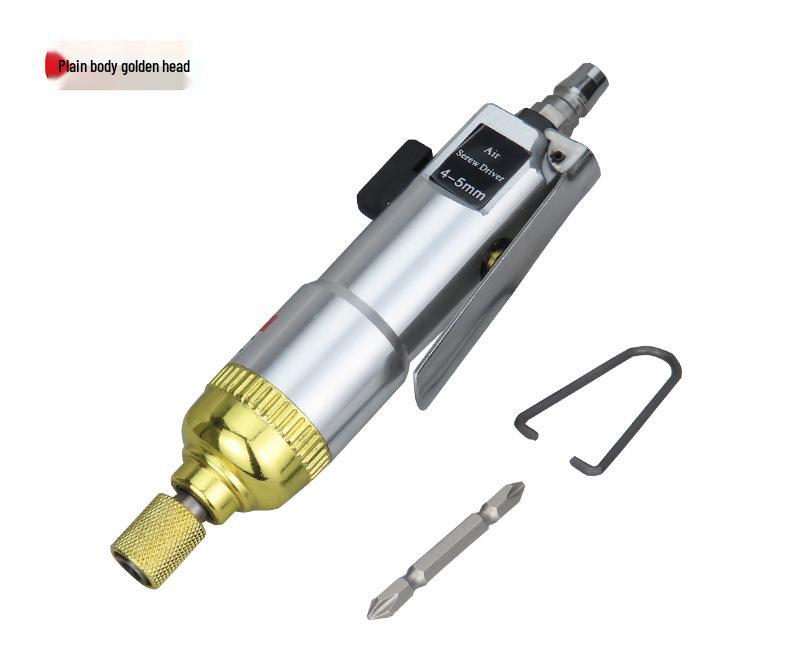 Gaobao Lightweight 5H Pneumatic Air Screwdriver, Straight Handle, Industrial Grade for Woodworking.