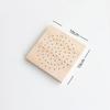 2Pcs Hole 61/81 Wooden Polishing Head Storage Board Square Save Space Nail Drill Bit Display Base 10*10cm Creativity
