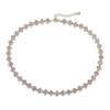 Colorful CZ Stone Copper Bracelet And Necklace Set With Lobster Clasp Adjustable Minimalist Romantic Jewelry