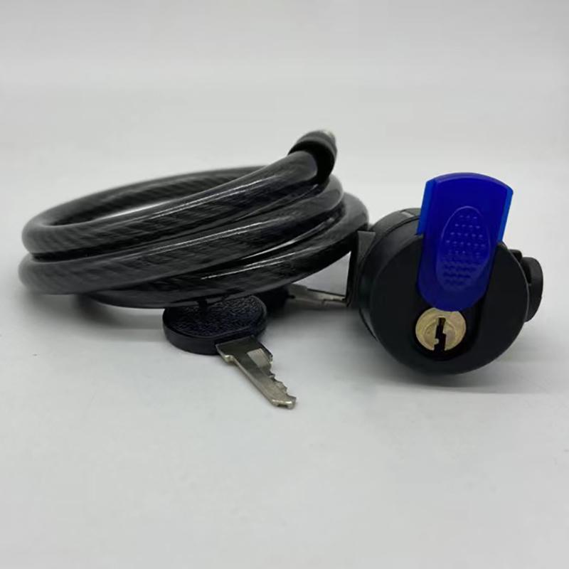 Univerzální zámek na motocykl Pás proti krádeži 2 klíče pro bezpečnost na kole Ocelové lano Kabel Přenosný elektrický zámek na vozidlo Kabelový zámek
