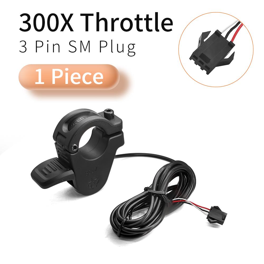 Ebike Thumb Throttle WUXING 300X Right/Left Hand Throttle for 24V 36V 48V 72V Electric Bicycle Accelerator Throttles 2