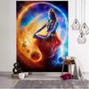 Retro Mandala Tapestry Elephant Head Buddha Psychedelic Flower Plant Wall Hanging Bohemian Aesthetics Home Wall Decoration