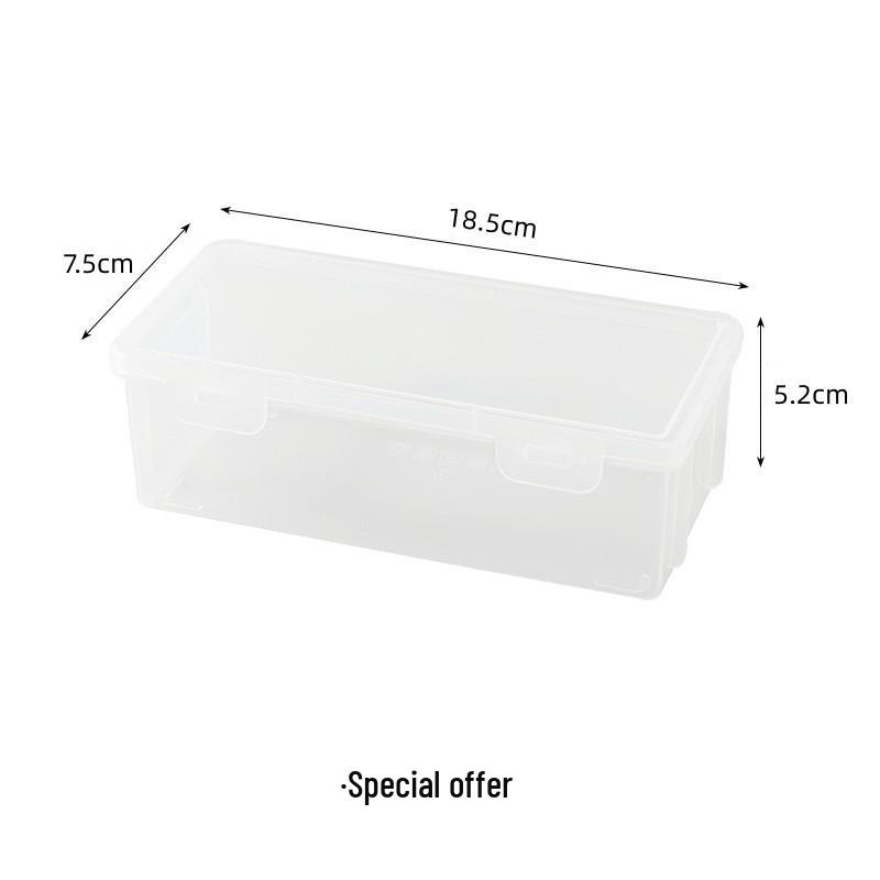 

Большая прозрачная коробка для хранения карандашей - органайзер для канцелярских принадлежностей и мелков для детей