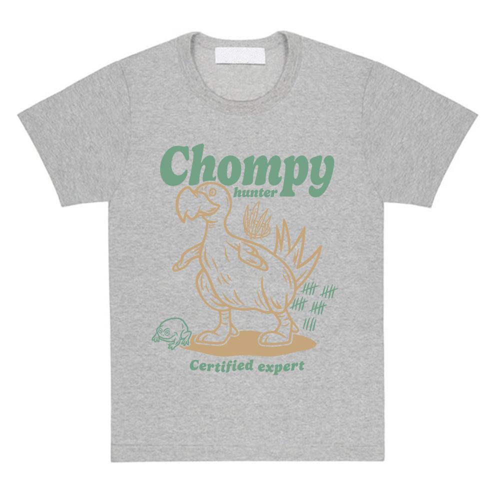 

OSRS Chompy Hunter Print Tees Game Old School RuneScape Design Graphic Merch Short Sleeve Cotton T-shirt Casual Shirt S сірий