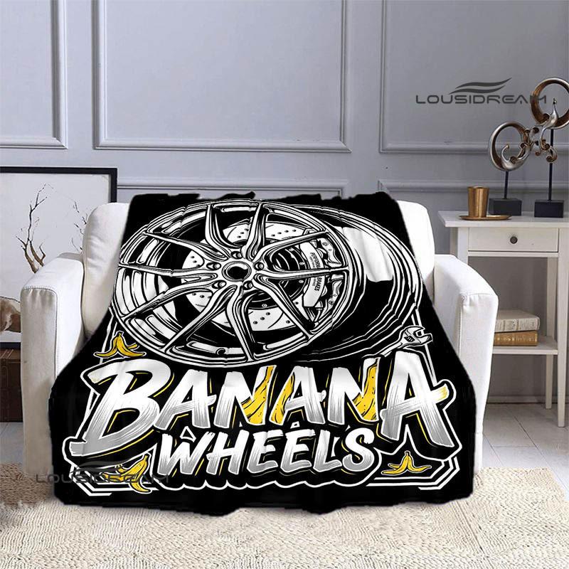 BBS LOGO printed blanket Picnic blanket Warm Flannel blankets Outdoor Blanket Home bed linings blankets for beds Birthday Gift