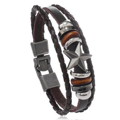 Handmade Retro Genuine Leather Cowhide Bracelet