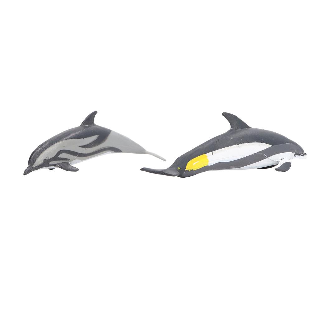 10Pcs Dolphin Model Toy Kids' Play Simulation Ocean Animals Figures Static Ornament