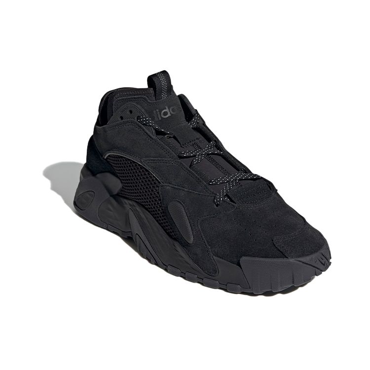 Adidas Originals Streetball Round Toe Lace-Up Fabric Suede Mesh Non-Slip Wear-Resistant Breathable Low-Top Basketball Shoes Unisex Sneakers GZ2790