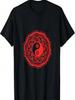 Yin und Yang Mandala Buddhismus Schwarz und Weiß Kunst Geschenk T-Shirt
