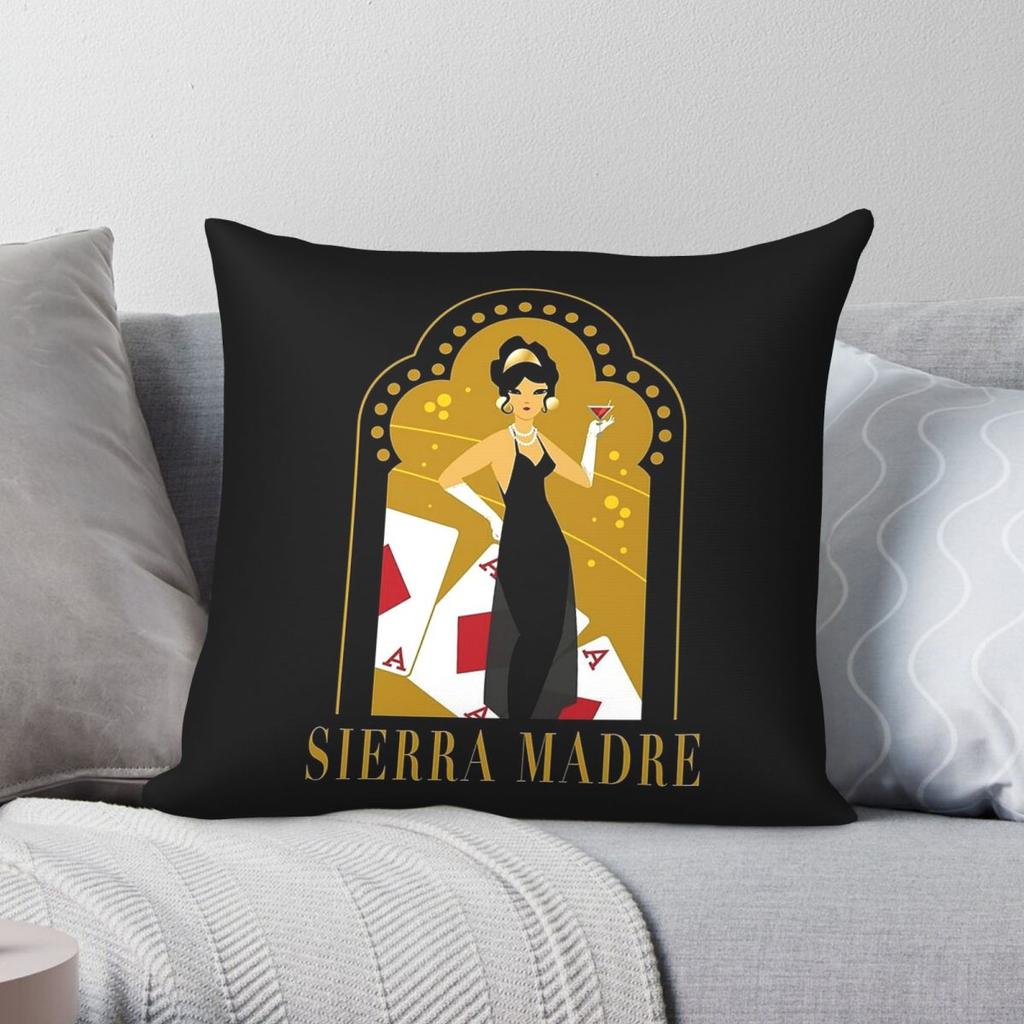 Sierra Madre Square Pillowcase Polyester Linen Velvet Printed Zip Decorative Throw Pillow Case Home Cushion Cover Wholesale
